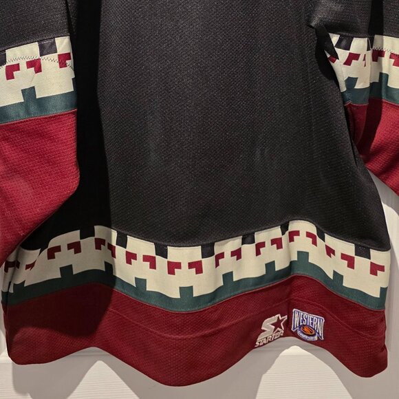 Original NHL Endorsed Starter Phoenix Coyote Jersey Men's Medium -Mint Condition - Picture 3 of 9